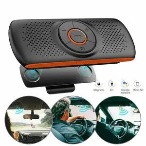 Auto Sun Visor Wireless B-T Hands Free Car Kit Speakerphone Speaker Phone