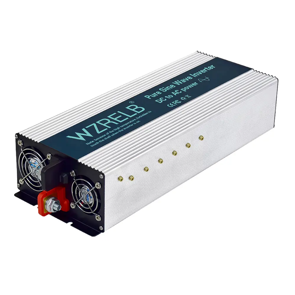 24V to 120V Pure Sine Wave Portable Emergency Power Inverter, 2500W DC to AC Converter for Car, Truck, RV Solar Off Grid Electrical Systems, Portable Power Inverter, Energy Efficient Inverter