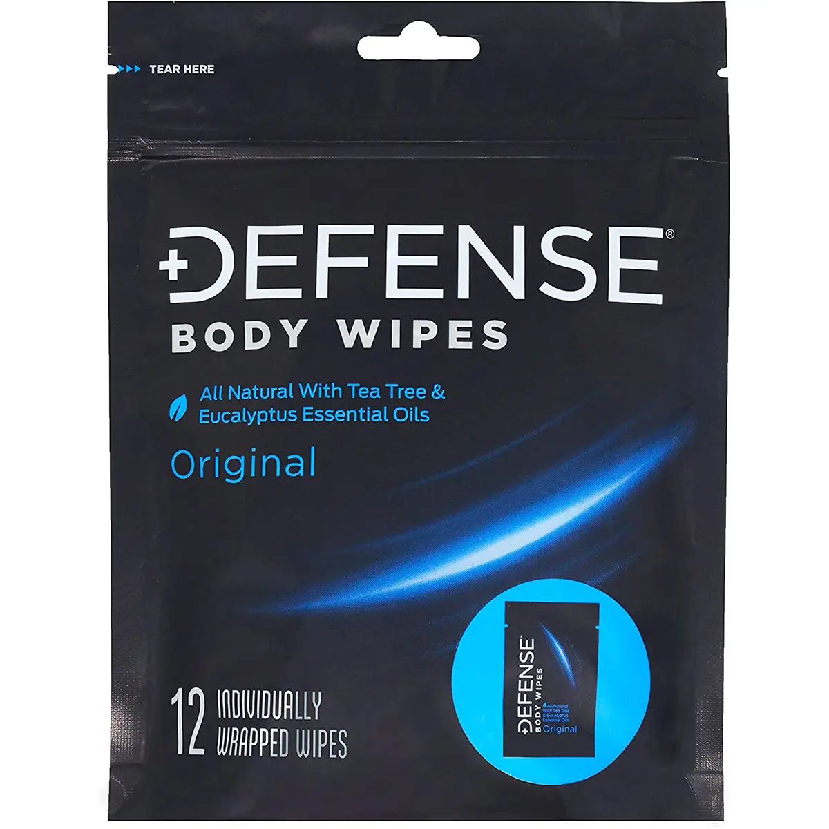 Defense Soap Original Body Wipes - 12 Count