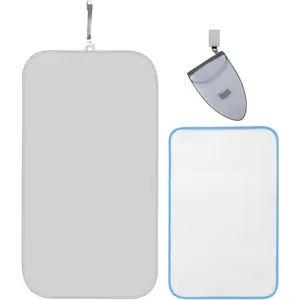 Over Door Garment Steamer Travel Mat 22 x  inches with Hook, Ironing Glove & Scorch Mesh Ironing Press Pad