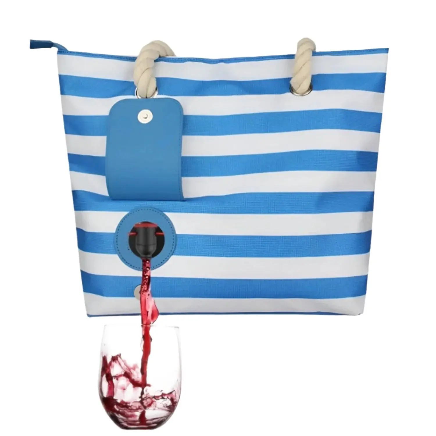 Carry Your Wine in Style Portable Insulated Tote Bag