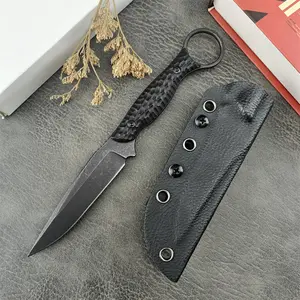 High Quality Durable Straight Knife with Sheath, 8cr13mov Blade, G10 Handle, Outdoor Camping Fishing Hiking Practical Tool, Survival Tools, Gift
