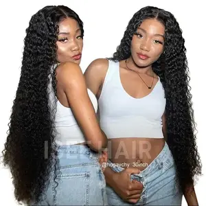 ISEE Wear Go Deep Wave Pre Cut HD Lace Glueless Lace Closure Wig - Beginner Friendly Gift for Girlfriend/Wife/Family #SpringStatements#greenish#TikTokShopSpringGlowUp