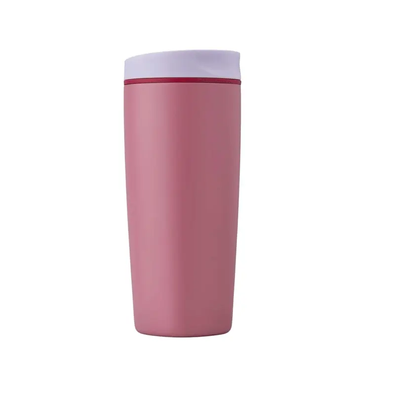 Smoothsip Slider Insulated Stainless Steel Coffee Tumbler, Reusable Iced Coffee Cup, Hot Coffee Travel Mug, Vacuum Insulated Cup, Insulated Drinkware, BPA Free, Durable Design