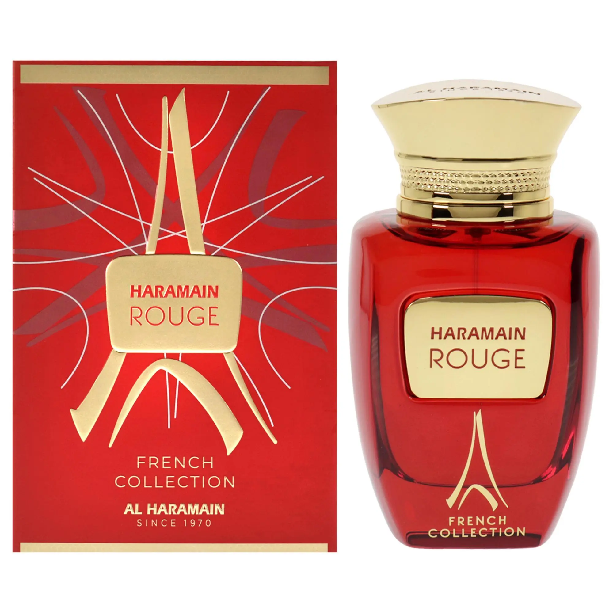French Collection - Rouge by Al Haramain for Unisex - 3.33 oz EDP Spray