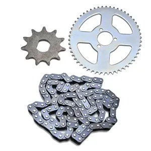 T8F 11T Front Sprocket with 54T Rear Chain Sprocket and T8F 116 Links Chain for 43cc 47cc 49cc 50cc Dirt Bike Mini Pocket Bike Scooter Quad ATV UTV Go Kart Buggy Dune Drift Motorcycles Motorized Bike