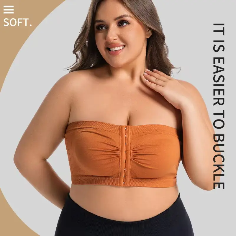 Soft. Brand Strapless Bustier with Easy Buckle Closure for Comfortable Wear