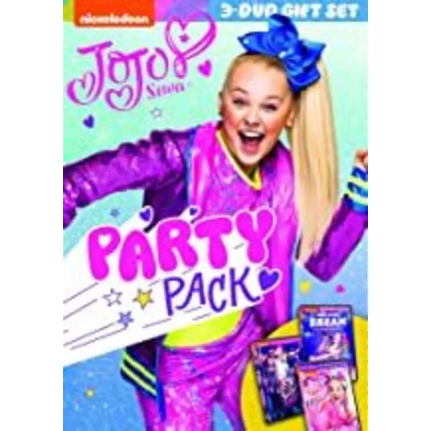 Jojo Siwa: Party Pack  [DVD Video Disc] 3 Pack, Ac-3/Dolby Digital, Amaray Case, Dolby, Widescreen
