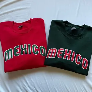 EMBROIDERED Mexico Sweatshirt, Mexican Embroidered Sweatshirt, MAGA Immigration Shirt, Latina Power, Protest Shirt