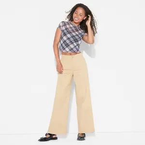 Women's Mid-Rise Chino Pants - Wild Fable