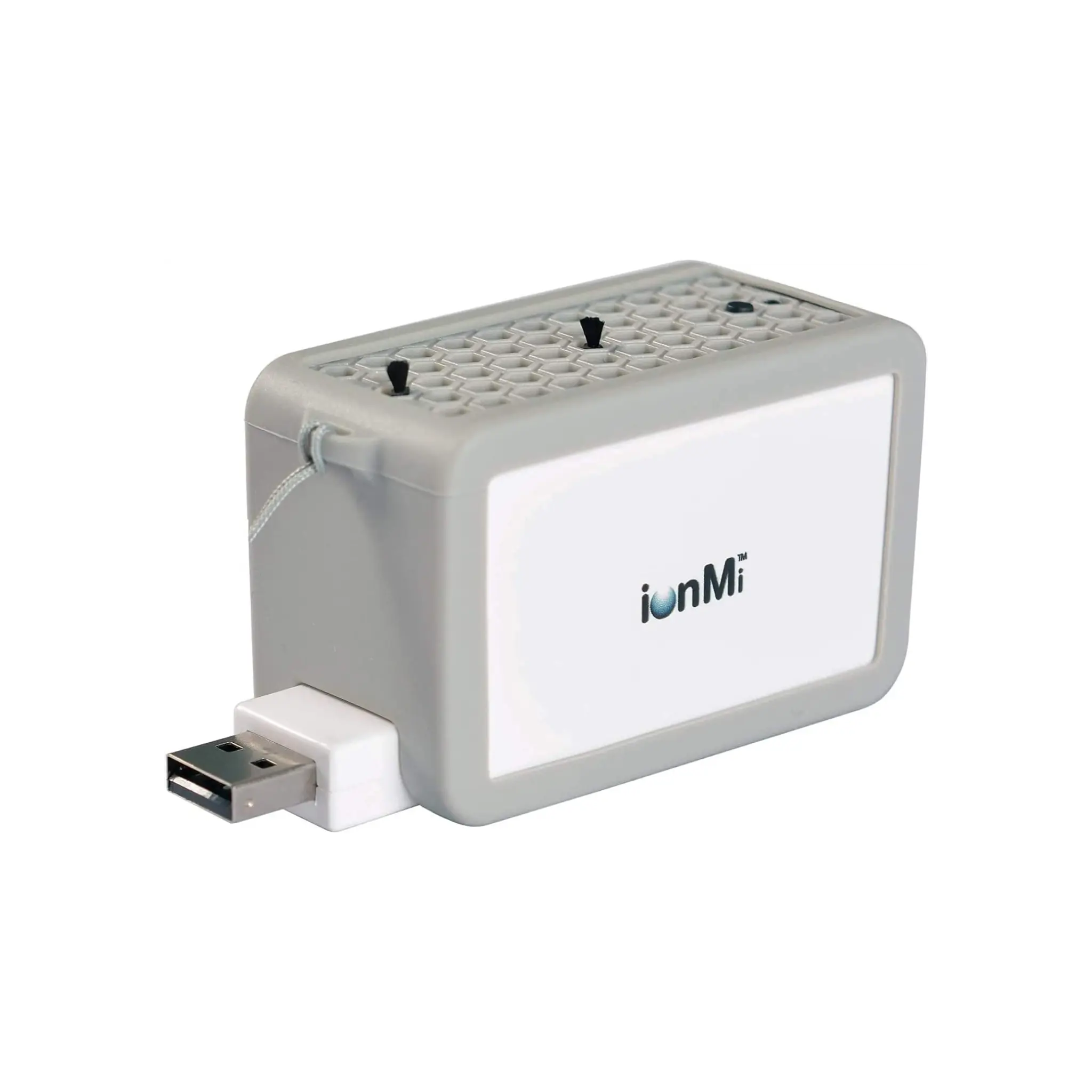 IonPacific ionMi, 2-1 Stationary & Wearable Negative Ionizer Travel Purifier with Highest Output - Up to 20 Million Negative Ions/Sec, USB Rechargeable, Eliminates: Pollutants, Allergens, Mold, Germs