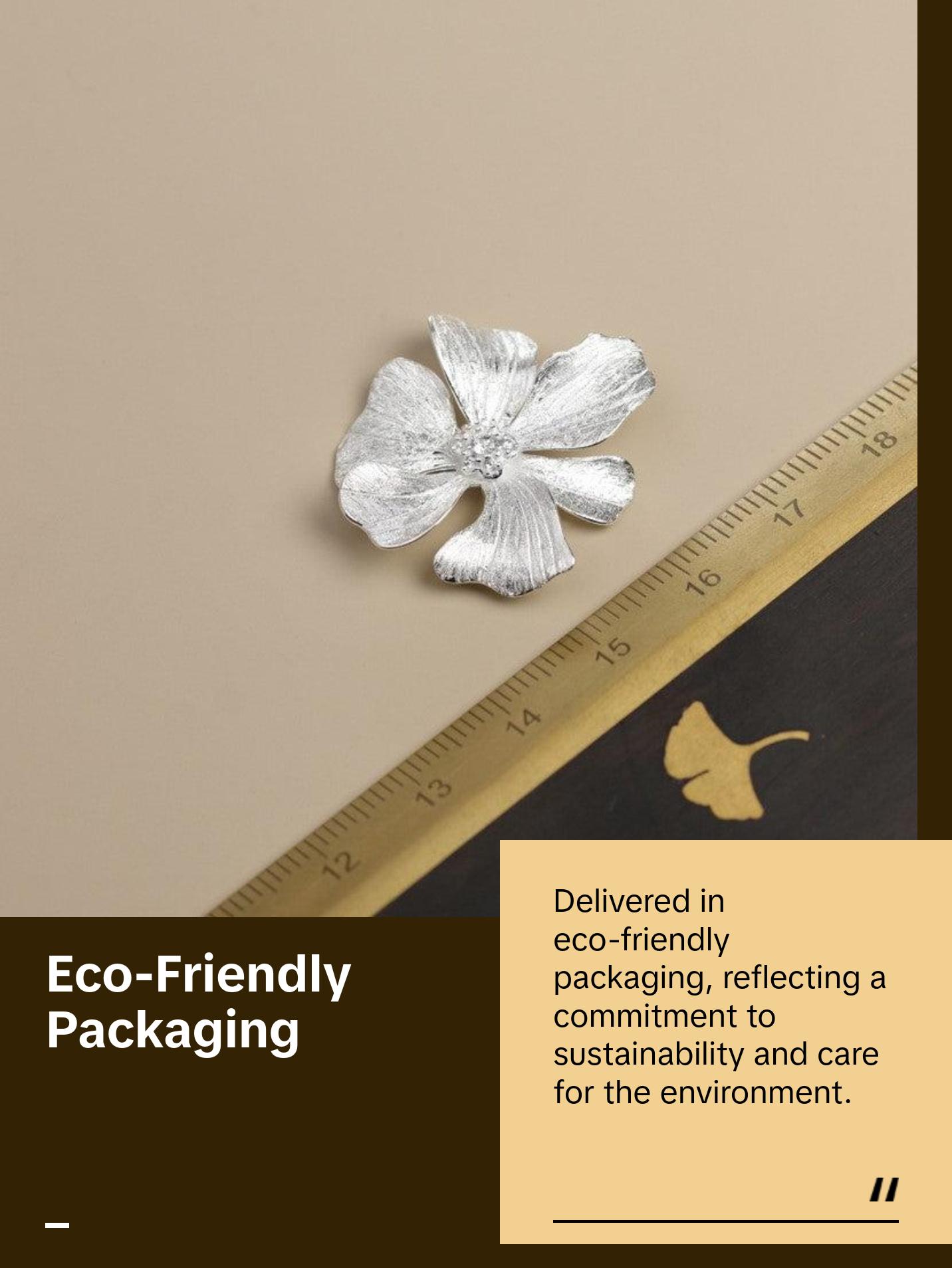 Peony Flower 925 Silver Necklace