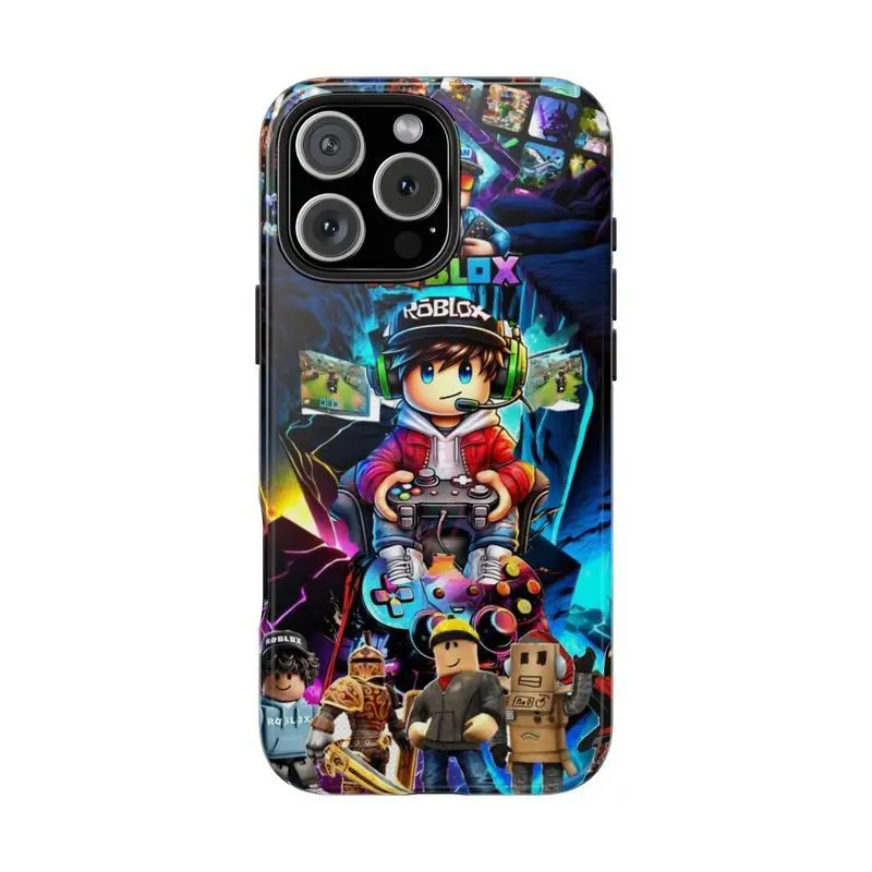 Roblox Phone Case Waterproof Shockproof Protector with Impact Resistance Suitable for iPhone 17 16 15 14 13 12 11 Pro Max