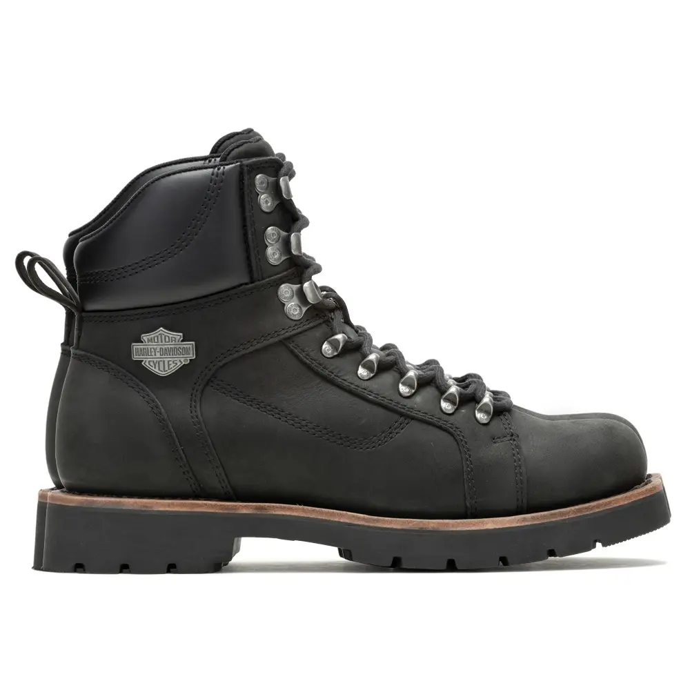 Harley-Davidson Footwear Mens Windon Motorcycle Casual Boots Ankle - Black