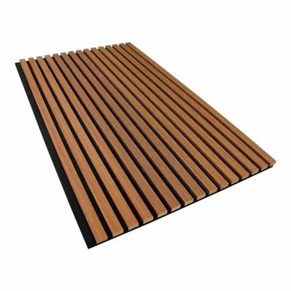 Woodgrain Teak Composite Exterior Wall Panels, Modern Slat Siding, Waterproof Outdoor Wall Cladding for Home Facades