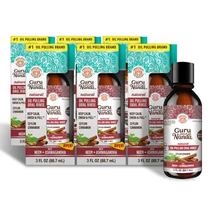 GuruNanda Travel Ashwagandha Pulling Oil 3oz - 6ack