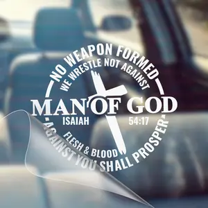 Man of God – Christian Car Decal Sticker