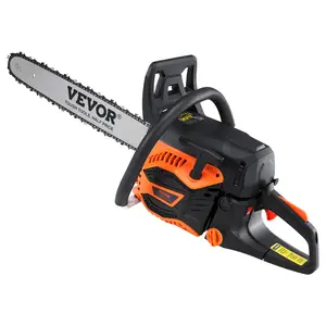 VEVOR Gas Chainsaw, 52CC 18 2.55HP, Gasoline Powered Chain Saw, Handheld Cordless Petrol Chainsaws for Tree Wood Branch Cutting, Tree Trimming, Land Clearing, Farm Garden Ranch Forest Cutting Use