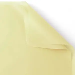 Light yellow 20 Sheets Basic Waterproof Flower Bouquet Paper - 30185 Plastic Fresh Floral Wrapping Paper for Christmas Gift Packaging and DIY Crafts