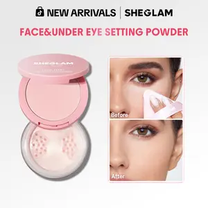 SHEGLAM Insta-Ready Face & Under Eye Setting Powder Duo-Bubblegum Cosmetic Makeup-Effortlessbeauty- Coachella-mothersdaygift