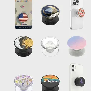 PopSockets Round Smartphone Grip Accessory - Magnetic Wireless Phone Grip, Phone Stand