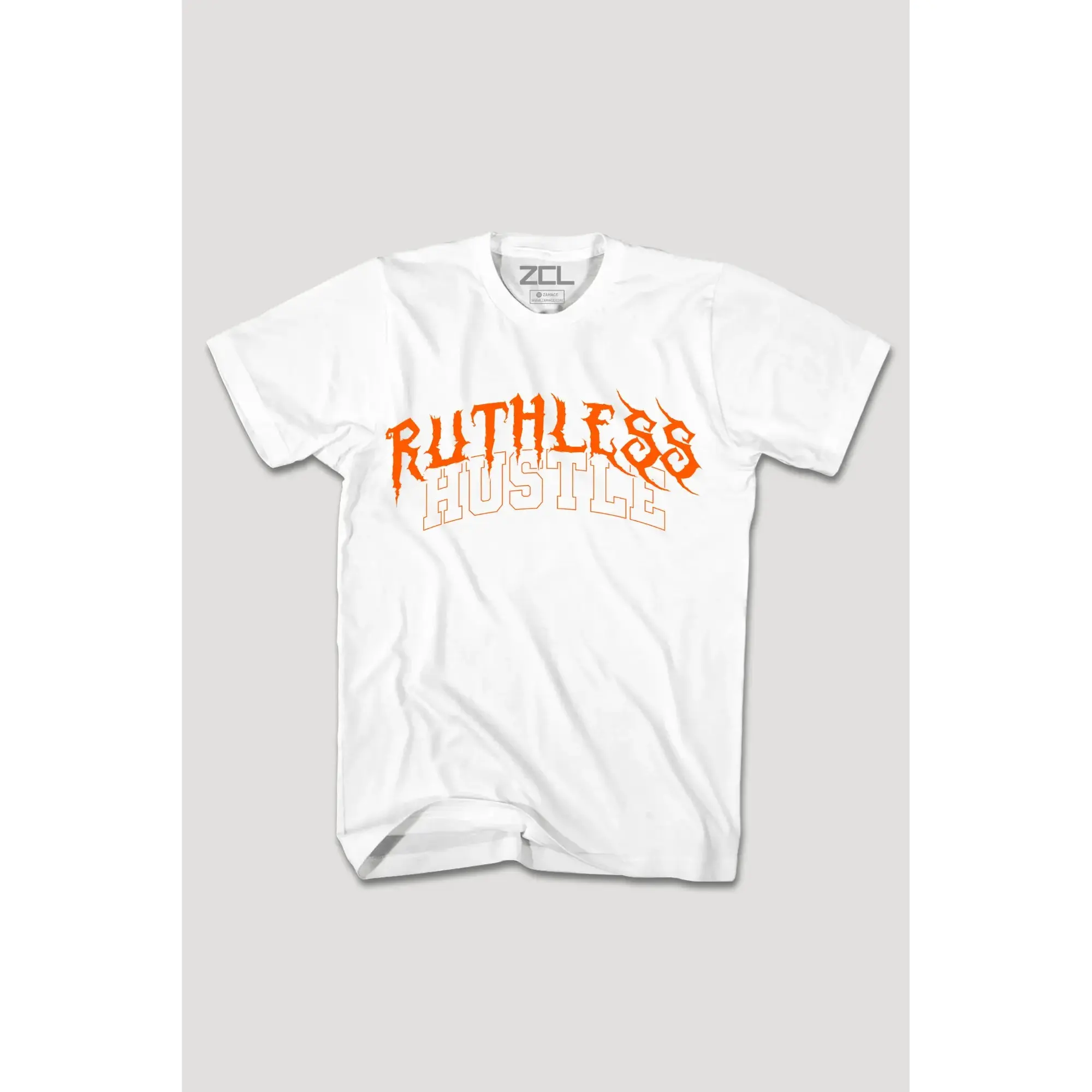 Ruthless Hustle Tee (Orange Logo) Ruthless Hustle Tee (Orange Logo)