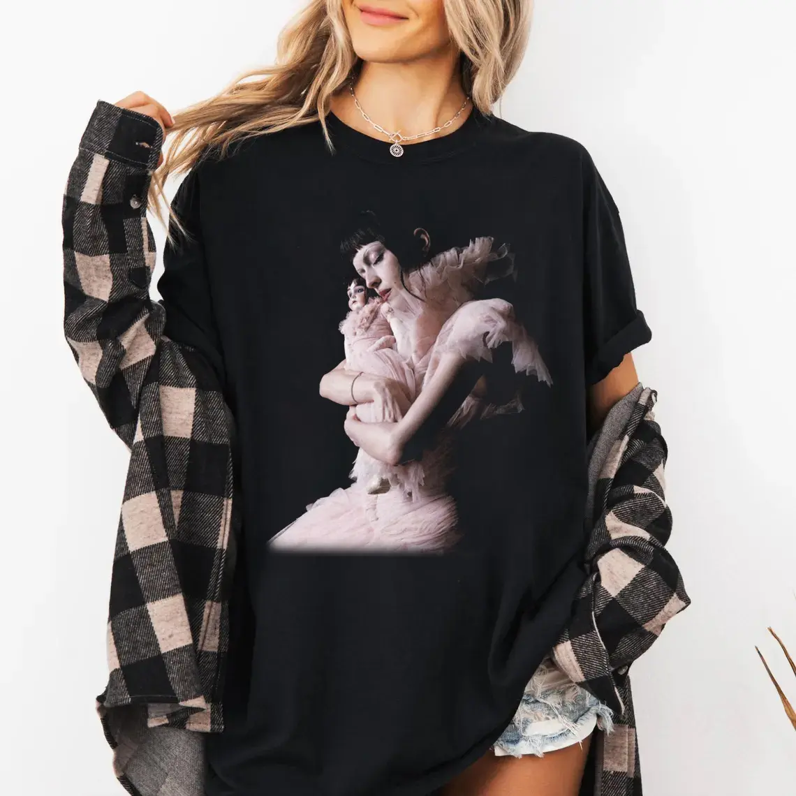 The marias - The Porcelain Doll Y2K Graphic T-Shirt Front Print Fan Tee Unisex Fit S–5XL HTM15704