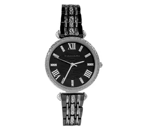 Tahari Women's Gunmetal Crystal Dial Watch