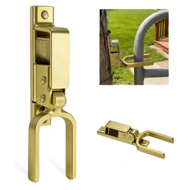 Heavy-Duty Storage Rack Latch Clips with Locking System, 1-Handed Operation for Easy Opening and Closing Locker Locks