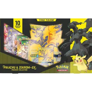 Pikachu & Zekrom GX Premium Collection Box - Trading Card Game