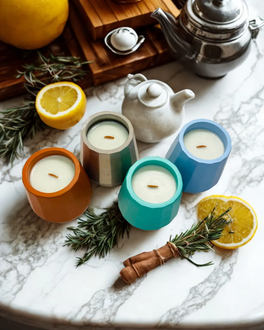 Oud Luxury Concrete Candles| 8oz Coconut Soy Wax with Wood Wick | Clean, Sweet, Seductive & Musky | hand-poured, plant-based