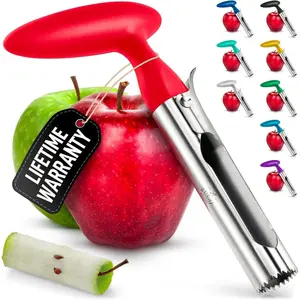 Zulay Kitchen Premium Apple Corer Tool - Ultra Sharp Stainless Steel Blades Utensil, Easy to Use and Clean, Durable Corer for Baking and Fruit Prep