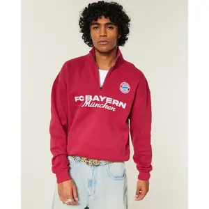Hollister Fc Bayern Mnchen Graphic Quarter-Zip Sweatshirt