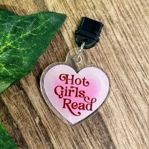Keychain Charm Kindle USB-C Hot Girls Read small bookish business