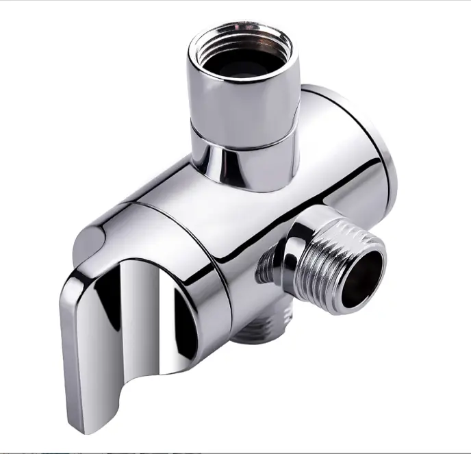 3-Way Shower Head Diverter Valve for Handheld and Fixed Shower Heads