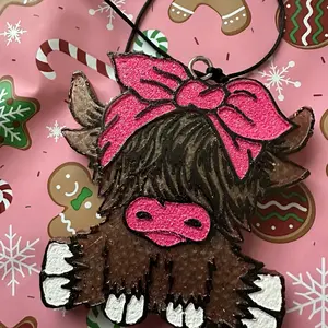 Highland Cow Car Freshie