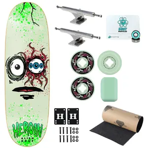 Heroin Premium Skateboard Complete Space Egg 3 Slappy Trucks Slime Balls and Quantum Snot Particles Bearings