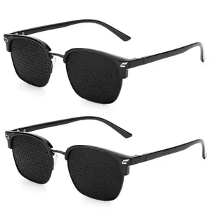 1/2 Pack Adjustment Glasses, Help for Eye Relaxation and Training, Light and Ultra Comfortable Glasses Frame for Daily Use  and Relaxation