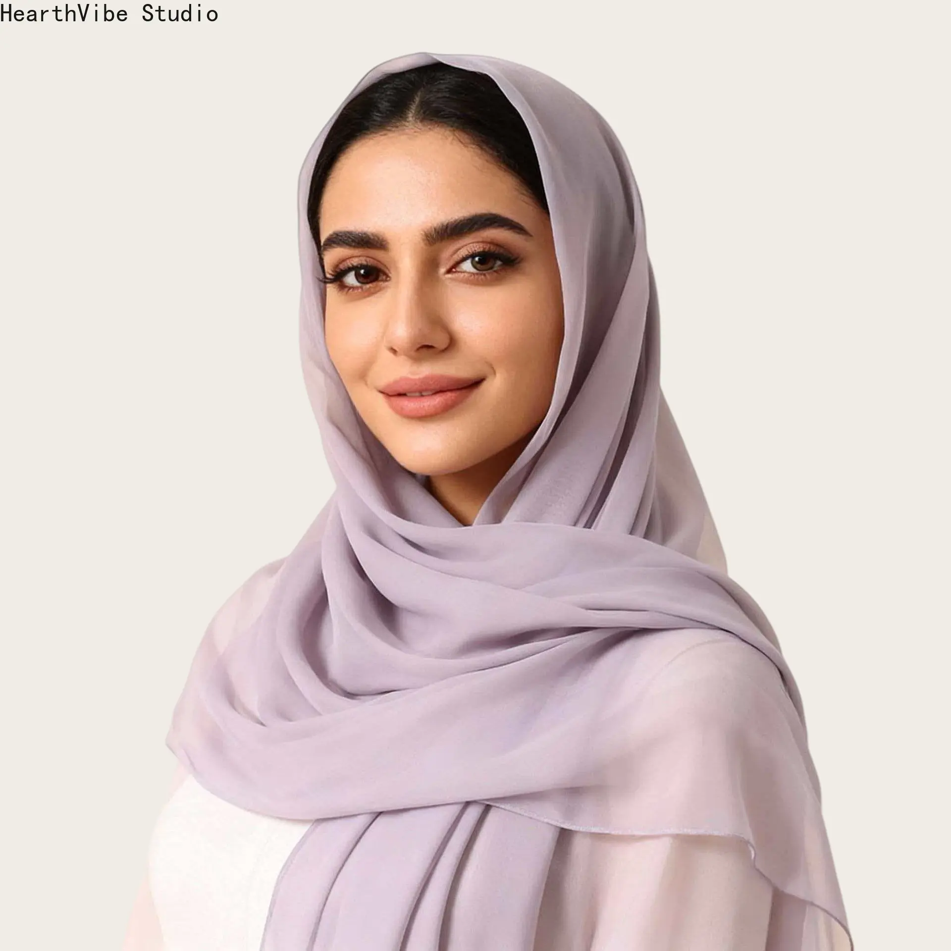 Sporty Solid Hijab Headband - Premium Soft & Breathable for Sports, Activewear Fashion Headbands, Chiffon, Lightweight, Casual, Luxury, Luxury Hijab, Sports Headband