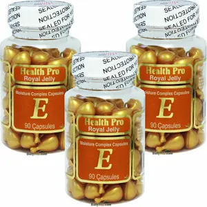 3 x Royal Jelly & Vitamin E Skin Oil 90 Capsule Gel