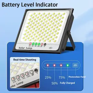 1pc 400w Solar Lighting Lamp, Outdoor Garden Night Light, Home Indoor/outdoor, Auto on at Dusk, Super Bright Waterproof Streetlight