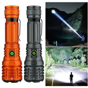1200 Lumens 4000mAh Portable Lighting, Type-c Rechargeable Lamp LED Flashlight Super Bright Camping Lights, Ultra Bright Portable Camping Flashlight,Waterproof Flash Light for Camping,Night Outdoor Emergency Lighting, Super Battery Life