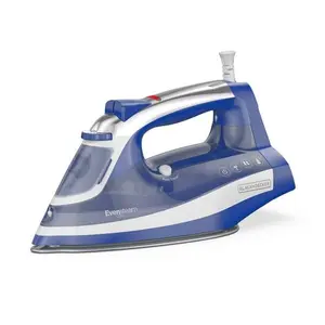 BLACK+DECKER One Step Steam Iron IR18XS-T with Easy-Fill 320mL Water Tank & Precision Point Soleplate for Efficient Ironing