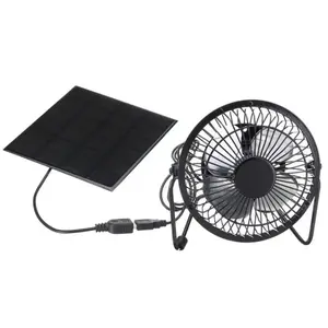 Solar Powered Fan, Portable USB Fan with Solar Panel, Durable, Cooling Fan, Solar Fan for Outdoor Camping, Pet House, Chicken Coop, Dog HouseGift