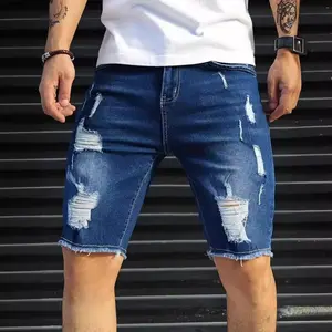 Men's Denim Casual Shorts Summer Men's Pants Men's Denim Shorts