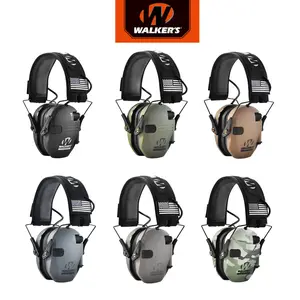 Tactical Noise Reduction Earmuffs, Adjustable Head-Mounted Tactical Accessories with Sound Pickup & HearingProtection for Competition, Hunting, Work,campingessentials,campinggear