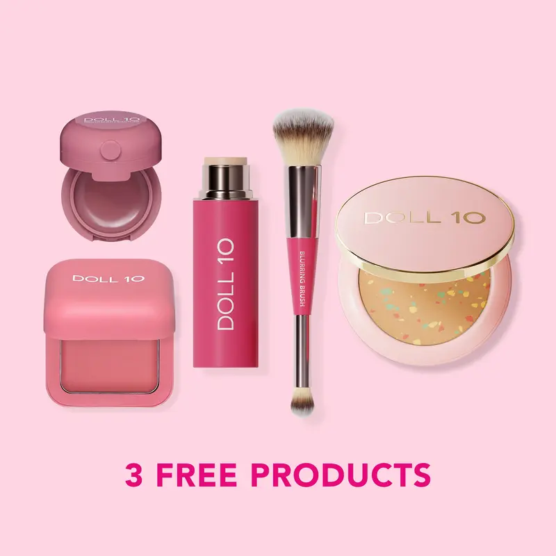 Ultimate Summer Skin Bundle | Peptide Blur Stick, CC Powder, Peptide Bounce Blush, Lip Treatment