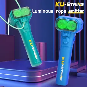 2025 New Products, Electric Rope Launcher Toy, The Glow-In-The-Dark String Shooter Toy, Electric Luminous Rope Light, Portable Rope Launcher, Gift for Adult and Kids Rope Launcher, Viral Fidget Toy Gadget, Music Festival Rave Dance Accessory