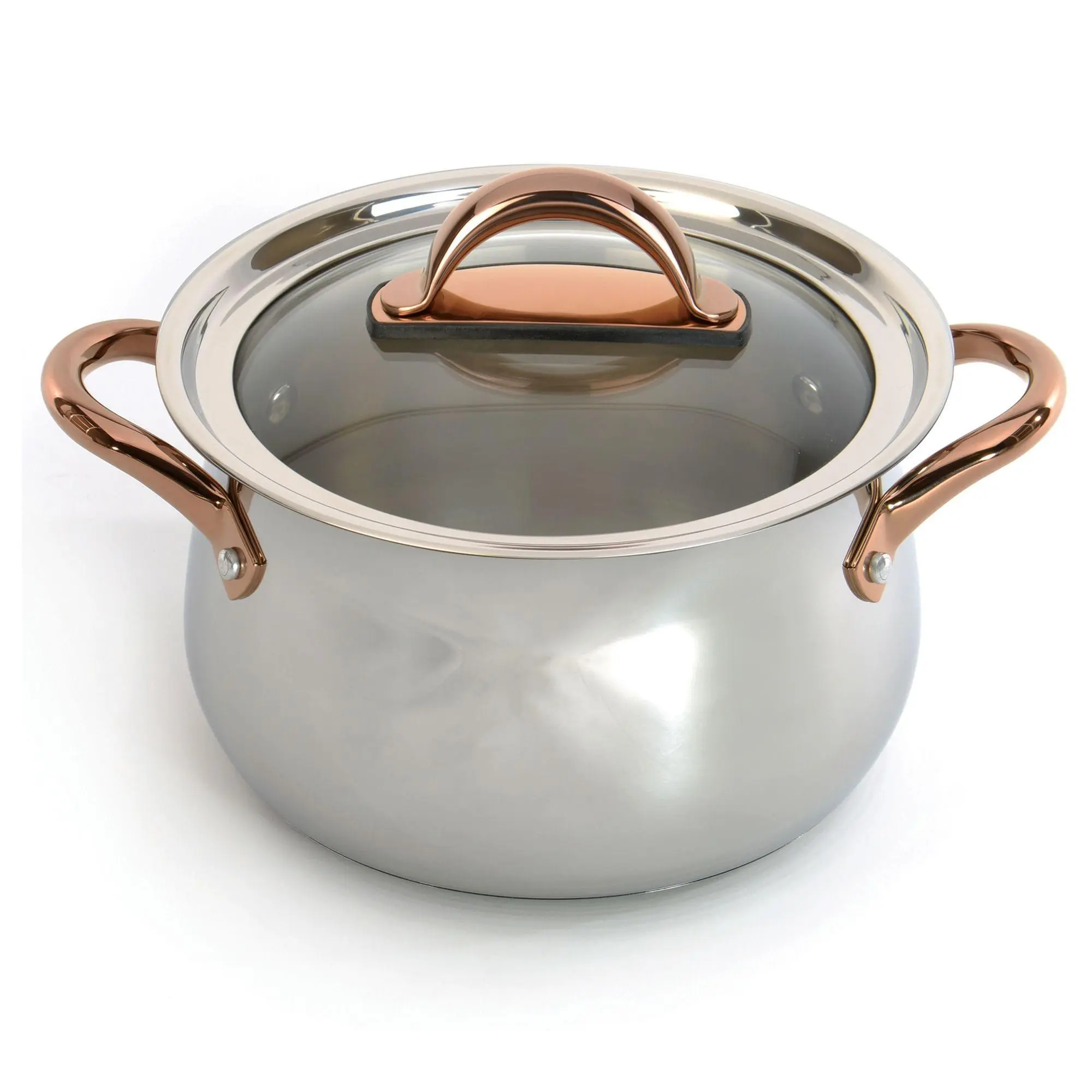 BergHOFF Ouro Gold 18/10 Stainless Steel 9.5" Stock pot 8.1qt.