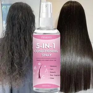 Five-in-One Multi-Function Shampoo Spray, 100ml/3.4fl.oz Waterless hair care spray Tames frizz, smooths curls Sweat-proof and oil-control Nourishes and hydrates Creates fresh, silky-smooth hair Suitable for colour-treated hair with shine control